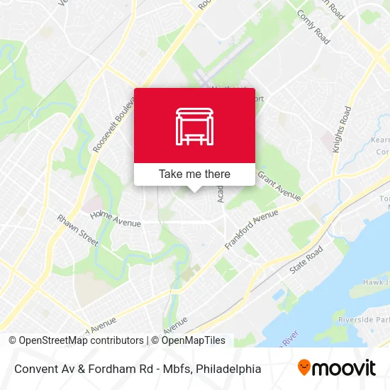 Convent Av & Fordham Rd - Mbfs map