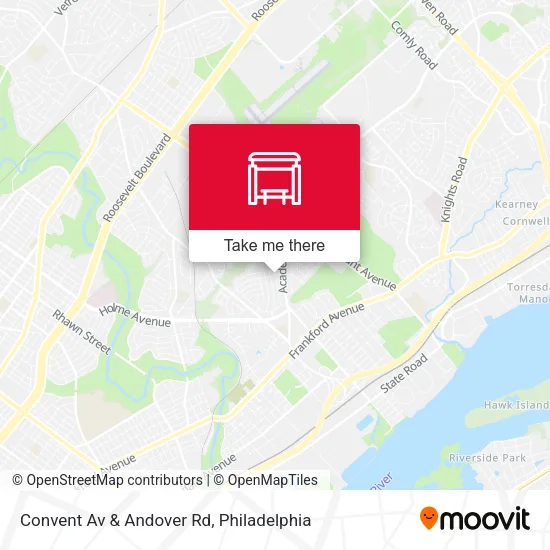 Convent Av & Andover Rd map