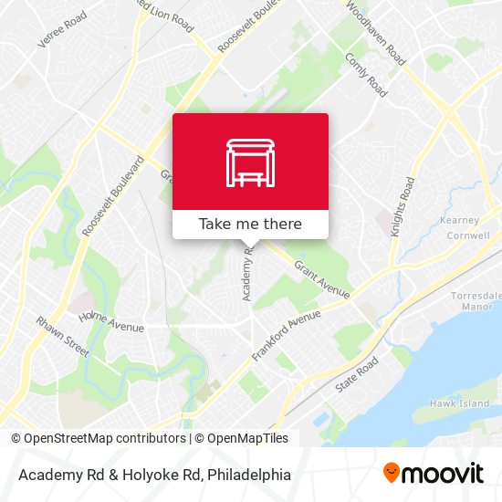 Academy Rd & Holyoke Rd map