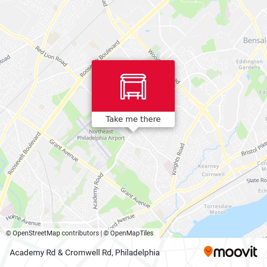 Academy Rd & Cromwell Rd map