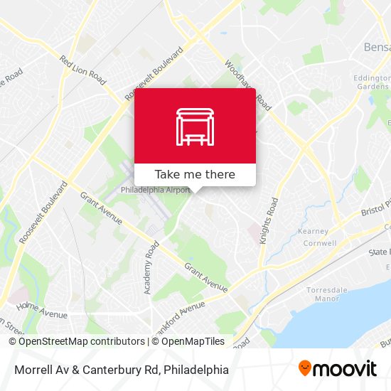 Mapa de Morrell Av & Canterbury Rd