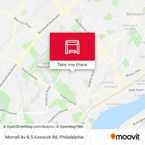 Morrell Av & S Keswick Rd map