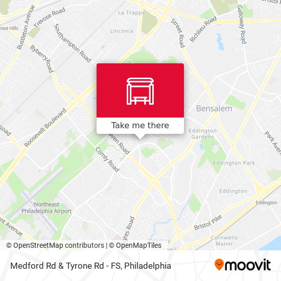 Mapa de Medford Rd & Tyrone Rd - FS