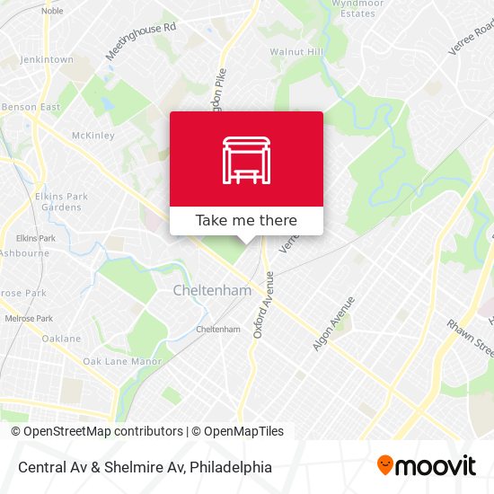 Mapa de Central Av & Shelmire Av