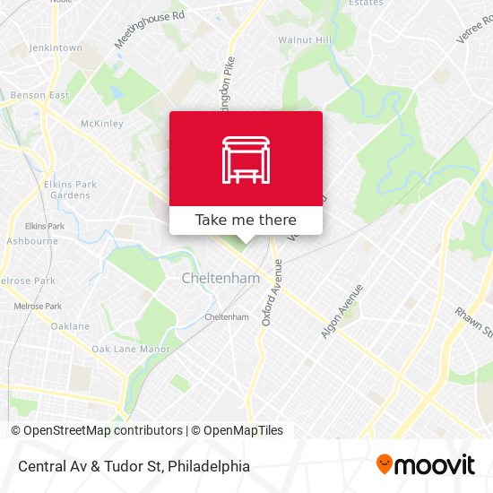 Mapa de Central Av & Tudor St