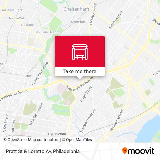 Pratt St & Loretto Av map