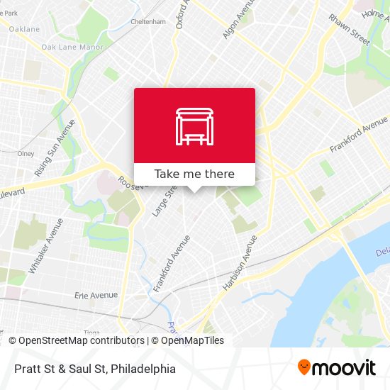 Mapa de Pratt St & Saul St