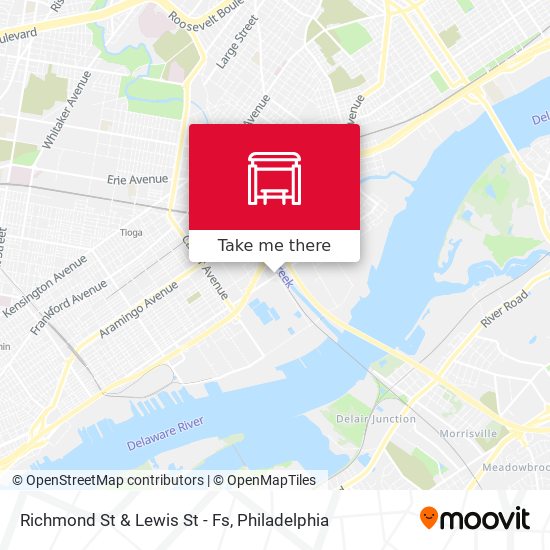 Mapa de Richmond St & Lewis St - Fs