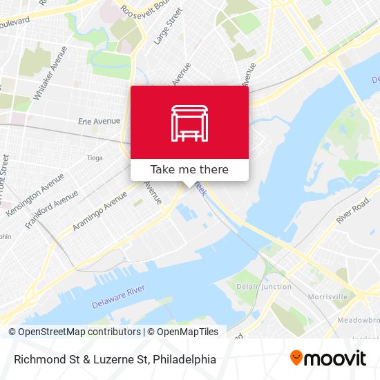 Mapa de Richmond St & Luzerne St