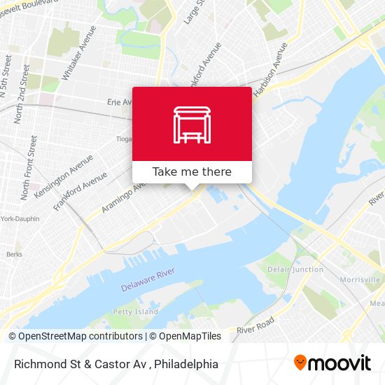 Mapa de Richmond St & Castor Av