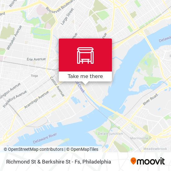 Richmond St & Berkshire St - Fs map