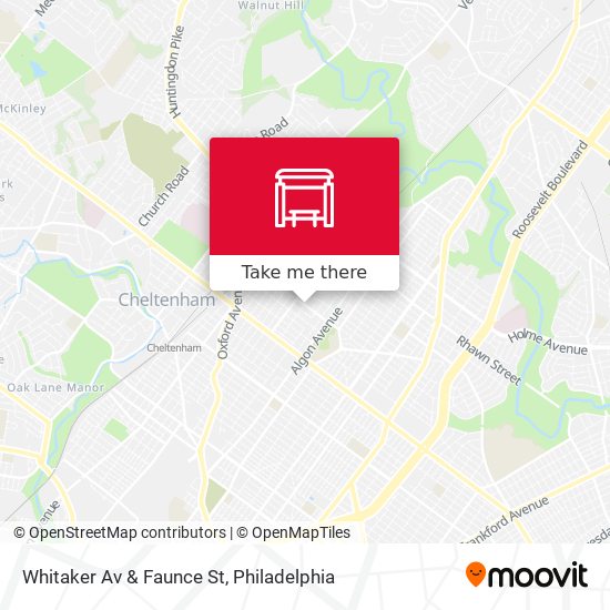 Mapa de Whitaker Av & Faunce St