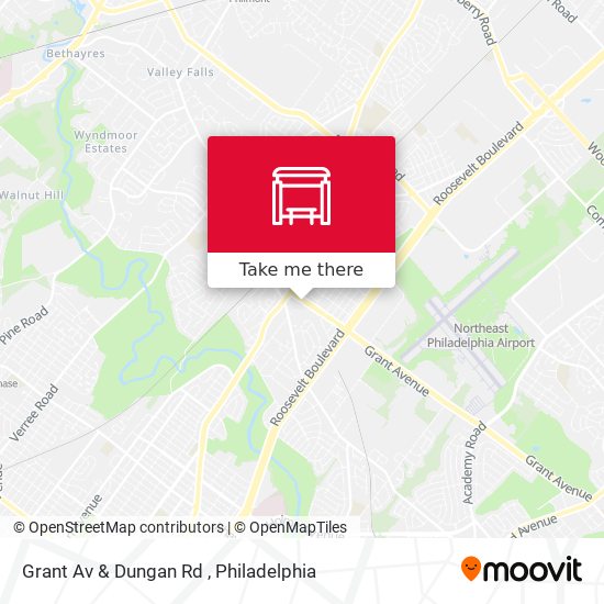 Mapa de Grant Av & Dungan Rd