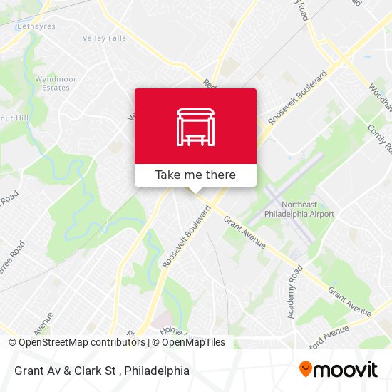 Mapa de Grant Av & Clark St