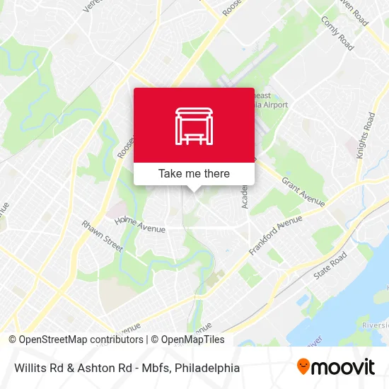 Willits Rd & Ashton Rd - Mbfs map