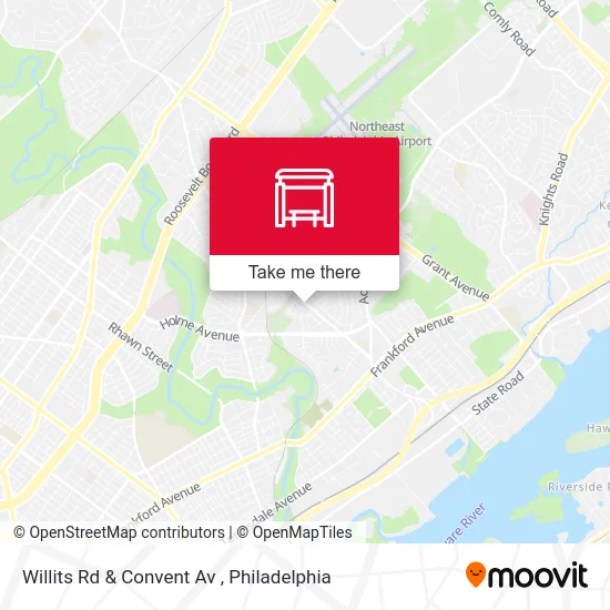 Willits Rd & Convent Av map