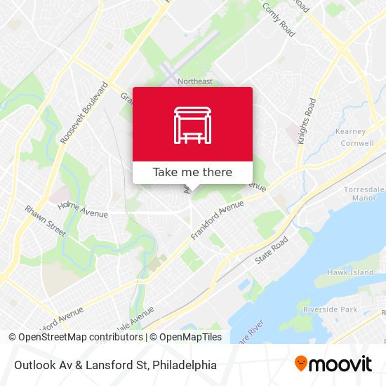 Mapa de Outlook Av & Lansford St