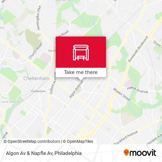 Algon Av & Napfle Av map