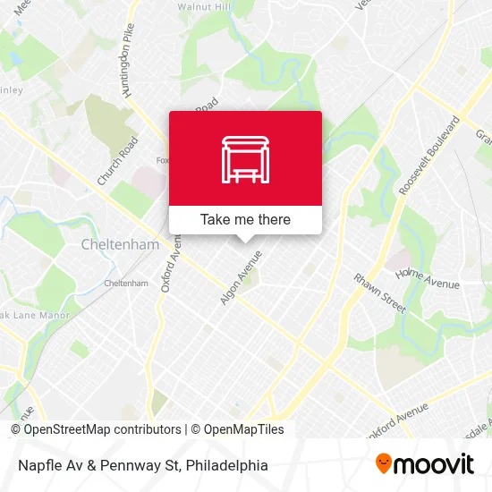Napfle Av & Pennway St map