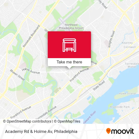 Academy Rd & Holme Av map