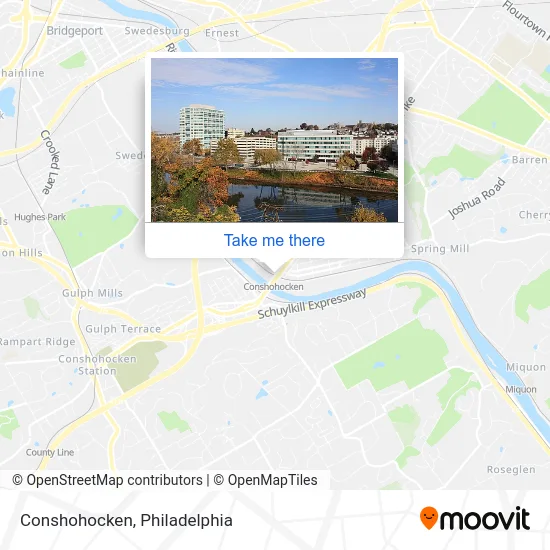 Conshohocken map