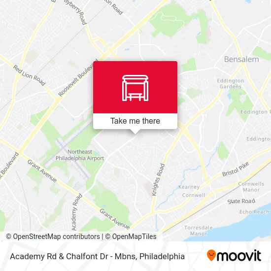 Academy Rd & Chalfont Dr - Mbns map