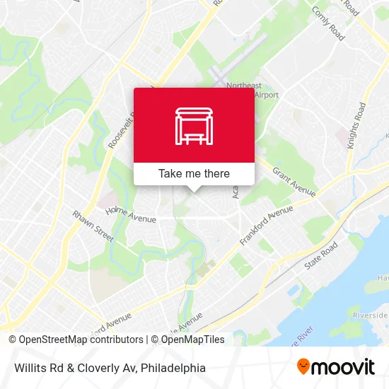 Willits Rd & Cloverly Av map