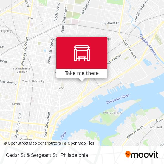 Mapa de Cedar St & Sergeant St