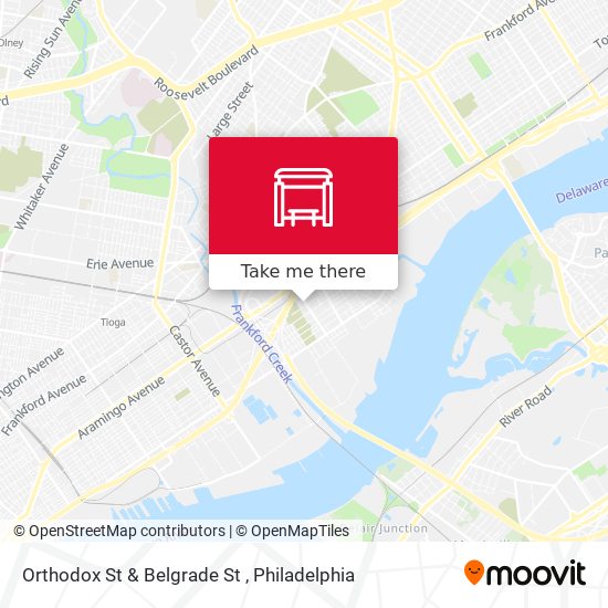 Orthodox St & Belgrade St map
