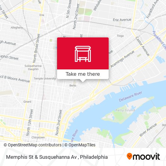 Mapa de Memphis St & Susquehanna Av