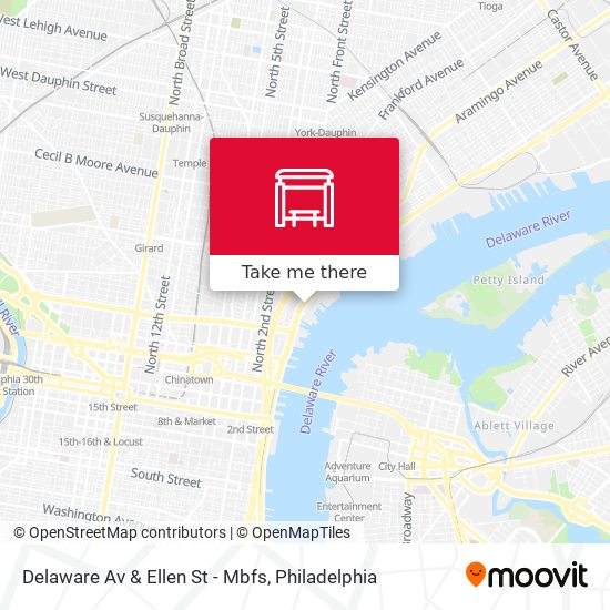 Delaware Av & Ellen St - Mbfs map