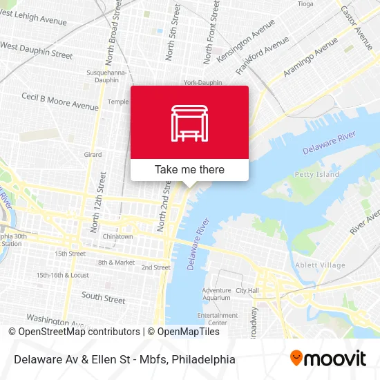 Delaware Av & Ellen St - Mbfs map