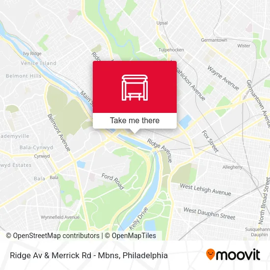 Ridge Av & Merrick Rd - Mbns map