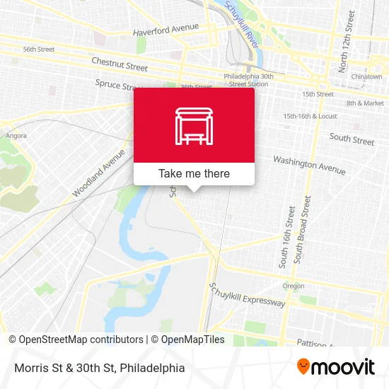 Morris St & 30th St map