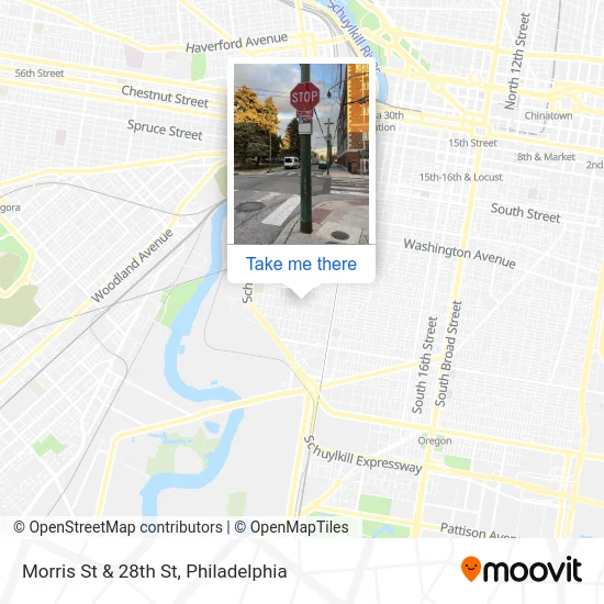 Morris St & 28th St map