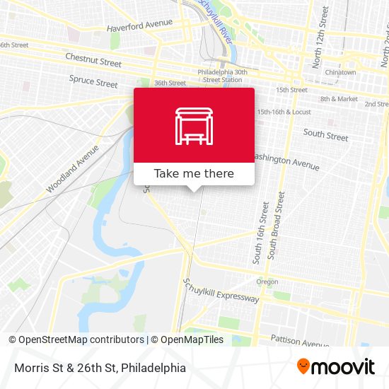 Morris St & 26th St map
