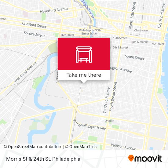 Morris St & 24th St map