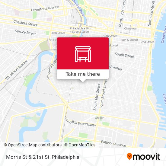 Morris St & 21st St map
