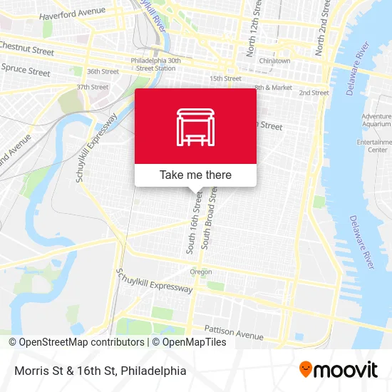 Morris St & 16th St map