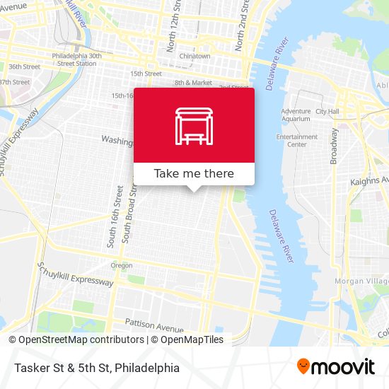 Mapa de Tasker St & 5th St