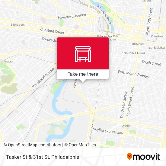 Tasker St & 31st St map