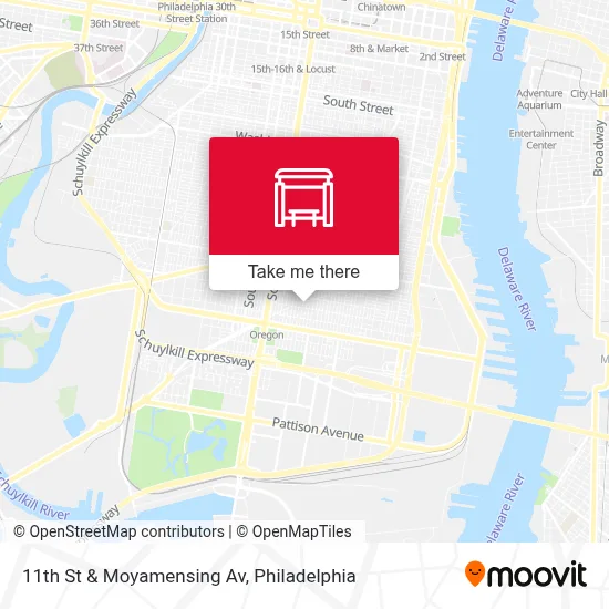 11th St & Moyamensing Av map