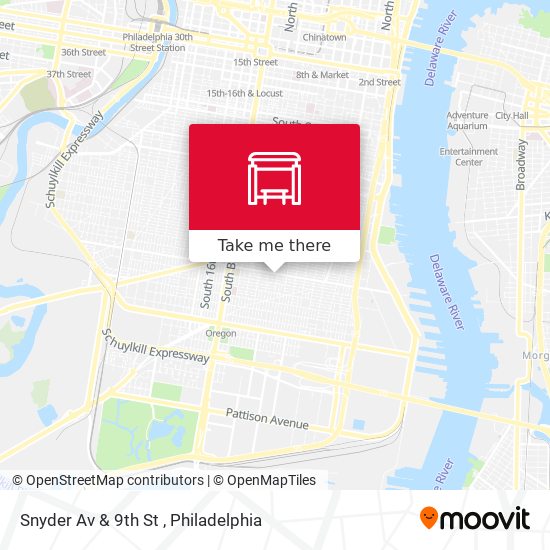 Mapa de Snyder Av & 9th St
