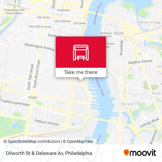 Mapa de Dilworth St & Delaware Av