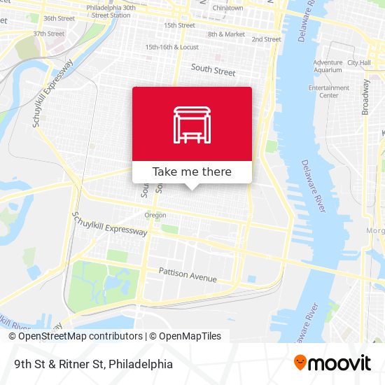 9th St & Ritner St map