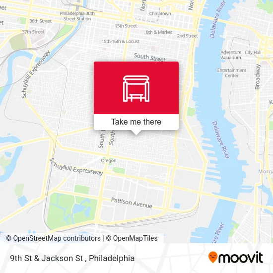 9th St & Jackson St map