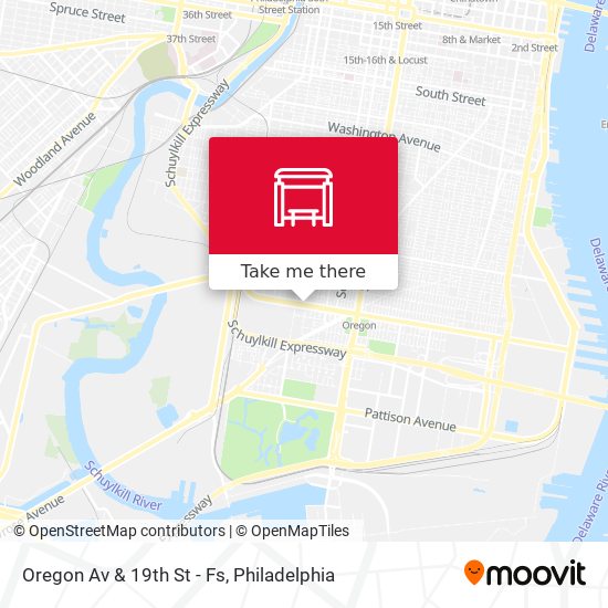 Mapa de Oregon Av & 19th St - Fs