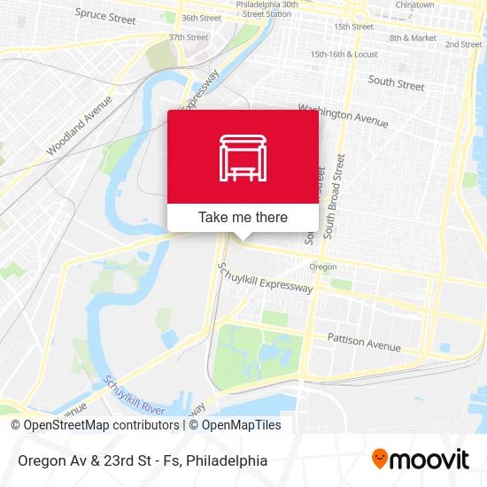 Oregon Av & 23rd St - Fs map