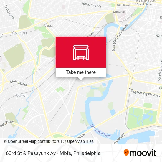 63rd St & Passyunk Av - Mbfs map