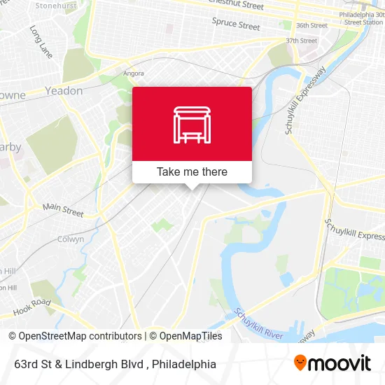 63rd St & Lindbergh Blvd map